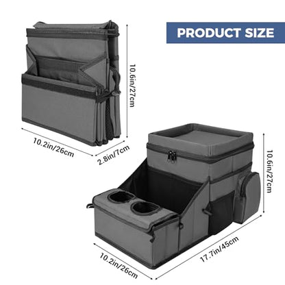 COOLBEBE Car Seat Organizer, Backseat Car Organizer, Grey - color: Grey