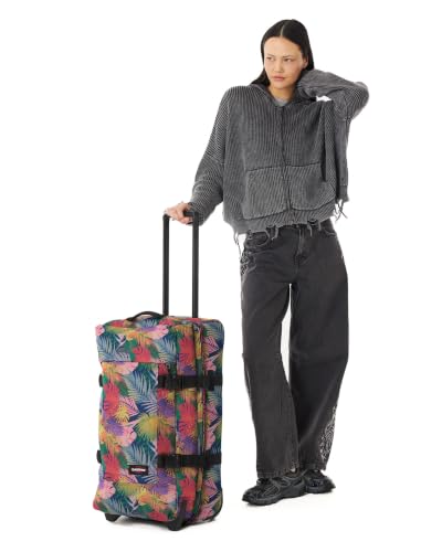 Eastpak 78L Tranverz M – Medium Softside Checked Luggage, Brize Retro Navy - color: Brize Retro Navy, size: 78 Liter Checked Bag