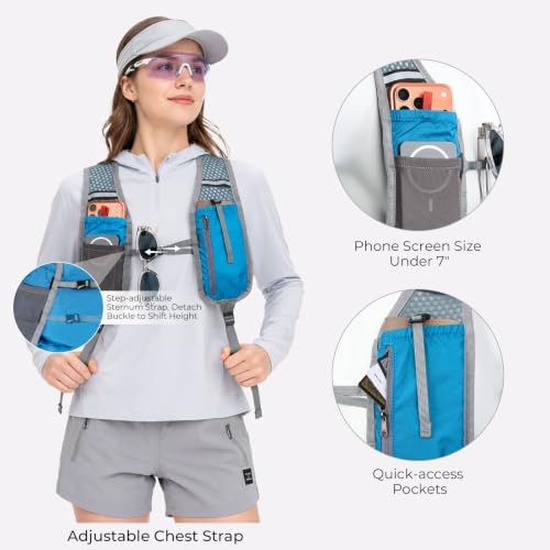 20L Small Hiking Backpack for Women Men,Lightweight Packable Travel Daypack - color: Blue
