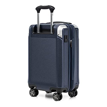 Travelpro Platinum Elite 하드사이드 확장 가능한 스피너 휠 수하물 TSA 잠금 하드 쉘 폴리카보네이트 슈트케이스, 트루 네이비 블루, 컴팩트 기내용 20인치, Platinum Elite 하드사이드 확장 가능한 스피너 휠 러기지 Tsa Lock 하드 쉘 폴리카보네이트 슈트케이스 - color: 트루 네이비 블루, size: 컴팩트 기내용 20인치