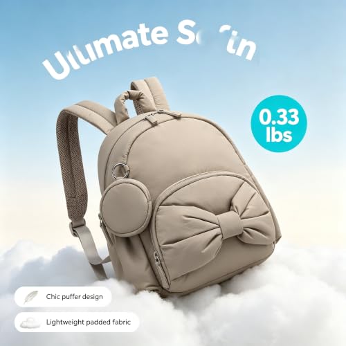 Lightweight MIni Backpack for Women,Taslan Durable Daypack,Casual Travel Backpack with Adjustable Straps for Daily,Travel - color: Lk018-hd Camel-1