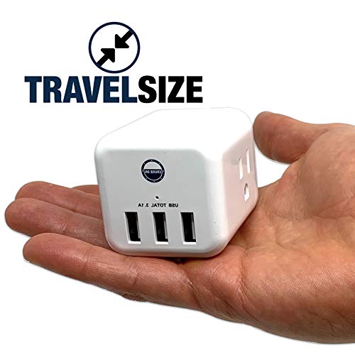 Cruise On Non Surge Cruise Approved Power Strip [3 USB & 3 AC] - color: [3 USB & 3 AC]