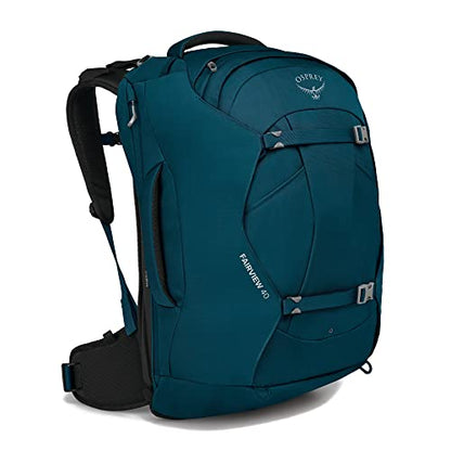 Osprey Fairview 40L Women's Travel Backpack, Night Jungle Blue - color: Night Jungle Blue, style: 40l