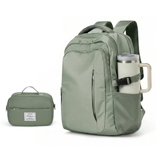 suwasp Travel Backpack for Women Airline Approved Carry On, Large Laptop Backpack for Men, Flight Approved Luggage Backpack (Green-with Toiletry Bag) - color: Green-with Toiletry Bag