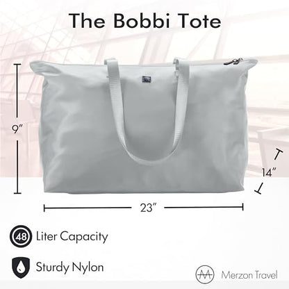 Bobbi Tote | 48L | TOTE-257 Silver - color: The Bobbi Tote (Silver), size: Medium