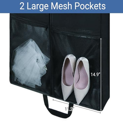 2 Pack 65" Long Garment Bags for Dress Travel Garment Bag - size: 65" 2Pack