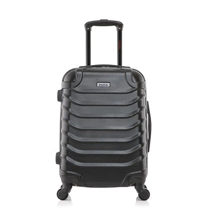InUSA ENDURANCE Luggage with Spinner Wheels | Durable Lightweight Hardshell Suitcase, Spacious Travel Bag with Handle and Trolley | 20-Inch Carry On Small Luggage | Black - color: Black, size: 20 Inch