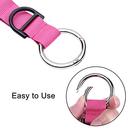 Wisdompro Jacket Gripper Travel Strap, Add a Bag Luggage Straps - Hot Pink - color: Hot Pink