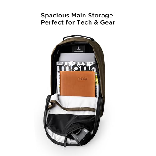 ALPAKA Metro Backpack 12L Compact Laptop Backpack Army Green - color: Army Green-axoflux 300d
