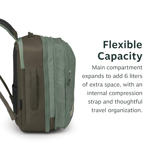 Osprey Transporter 26+6 Travel Pack, Green OS - color: Pine Leaf Green