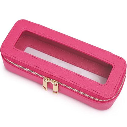 Pinkmik Makeup Brush Case, Fuxia, SLIM - color: B/Fuxia, size: SLIM