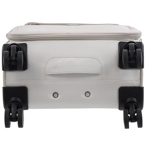 Martha Stewart Softside Carry-On Luggage, Light Grey - color: Light Grey, size: 22"