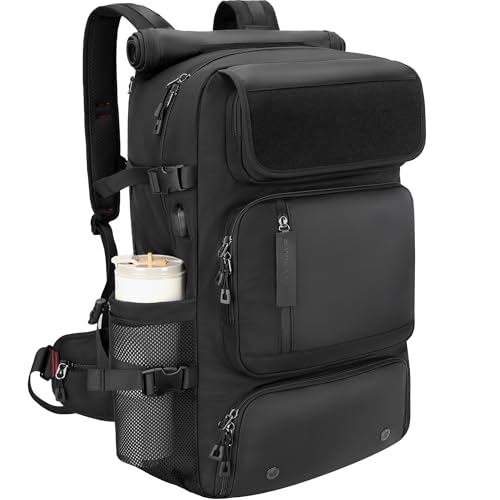Travel Backpack for Men,60L Backpack with Shoe Compartment - color: Black(b), size: 60L