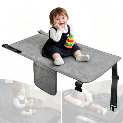 Toddler Airplane Bed, Grey, Baby Travel Essentials, 31 * 17Inch - color: Grey