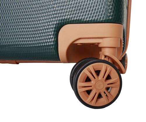 Dockers Hooper Hardside Expandable 8-Wheel Spinner Travel Checked Luggage, 28-Inch, Ponderosa Pine - color: Ponderosa Pine, size: 28-Inch Checked