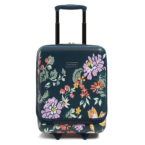 Hardside Underseat Rolling Suitcase Luggage, Fresh-Cut Floral Green - color: Fresh-Cut Floral Green
