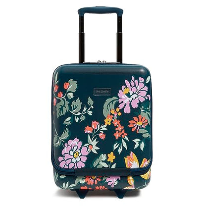Hardside Underseat Rolling Suitcase Luggage, Fresh-Cut Floral Green - color: Fresh-Cut Floral Green