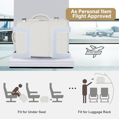 Sinaliy Travel Backpack, TSA Carry on Flight Approved Backpack - color: Beige, size: X-Large