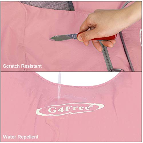 G4Free 10L Lightweight Packable Hiking Backpack, Nylon Daypack Daily Travel - color: Light Pink, size: Small