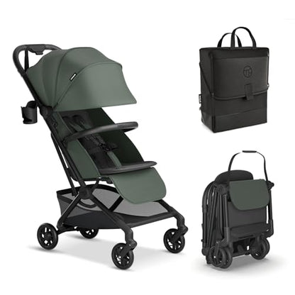 Mompush Velo Lightweight Travel Stroller Travel Bag Included - color: Aurora Green, size: Stroller+Travel Bag