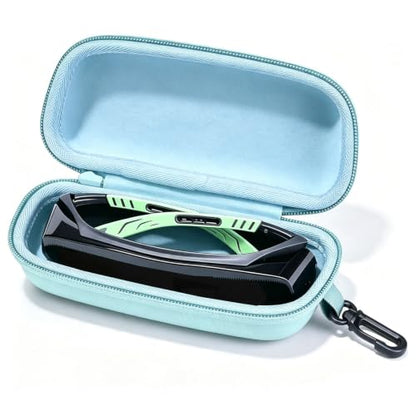 XANAD Hard Case for Safety Glasses,Sunglass Eyeglass Shooting Glasses(Sky Blue) - color: Sky Blue