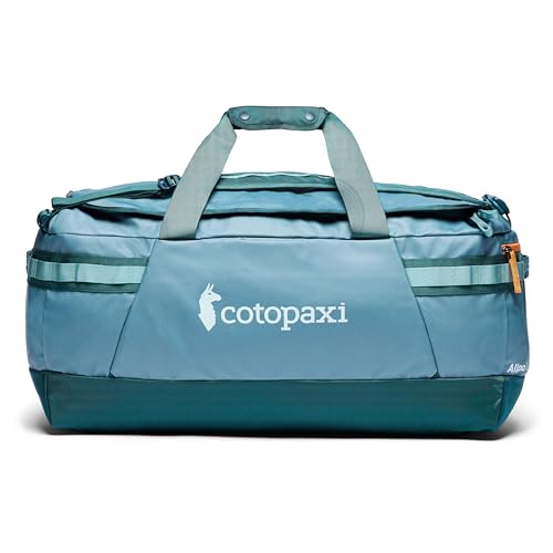 Cotopaxi Allpa 70L Getaway Duffel, Blue Spruce and Abyss - color: Blue Spruce/Abyss