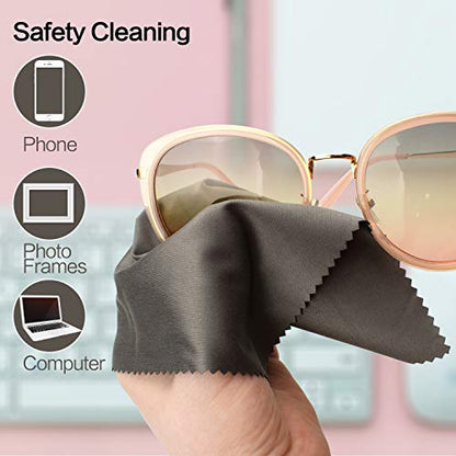 Vemiss Hard Shell Sunglasses Case, Large Linen Fabric Protective Glasses Case for Men Women - color: Grey 3, size: Sunglass Case