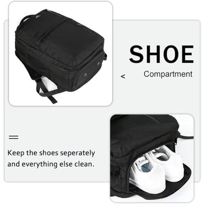 MATEIN Carry on Backpack, 40L Flight Approved Large Travel Laptop Backpack (Pack of 3) - color: Black, size: X-Large (Pack of 3)