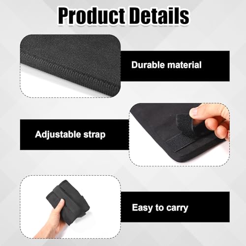 Lasuroa Airplane Seat Back Organizer & Storage - Premium Oxford Cloth Tray Table Cover with Separate Pockets (Black)