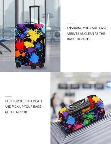 Luggage Covers For Suitcase TSA Approved, Fits 18-32 Inch - color: Graffiti, size: XL(31"-32" Suitcase)