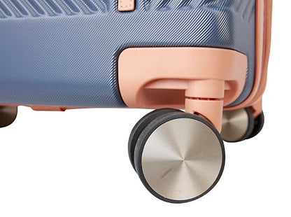 Dockers Spectra Hardside Expandable 8-Wheel Spinner Travel Checked Luggage, 24-Inch, India Ink - color: India Ink, size: 24-Inch Checked