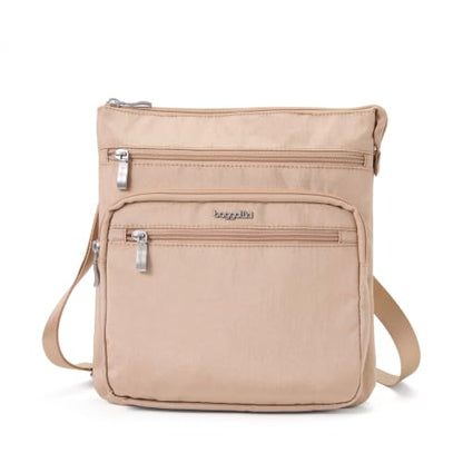 Baggallini Out and About Crossbody - color: Macadamia Shimmer