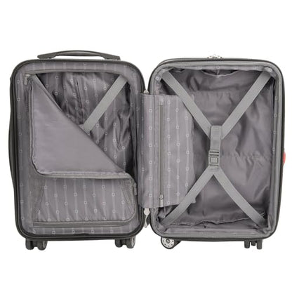 DELSEY PARIS Helium Aero, Set (19/24/28 Inch) Luggage, Brushed Charcoal - color: Brushed Charcoal, size: 3-Piece Set (19/24/28)