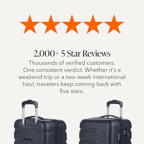 SwissGear 7366 Signature Hardside Expandable Luggage with Spinner Wheels, TSA Lock, Cup-Holder, Navy, 2-Piece Set (19/27) - color: Navy, size: 2-Piece Set (19/27)