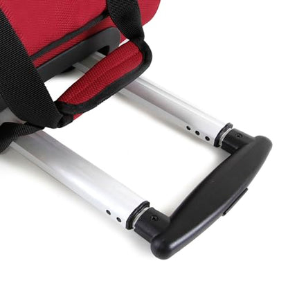 Pacific Coast Signature Underseat 15.5" Rolling Tote Carry-on - color: CRIMSON