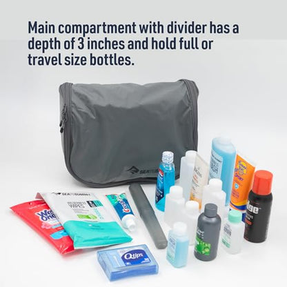 Sea to Summit Large Hanging Toiletry Bag, Travel Organizer, Atoll Blue - color: Atoll Blue