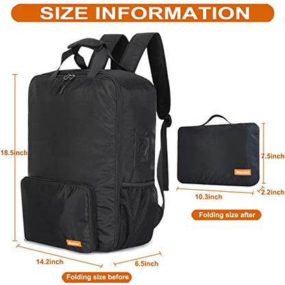 Mactso Stroller Travel Bag Compatible with GB Pockit and GB Pockit Air Plus All Terrain, Lightweight Stroller Travel Backpack for Airplane (Black, M) - color: Black, size: Medium