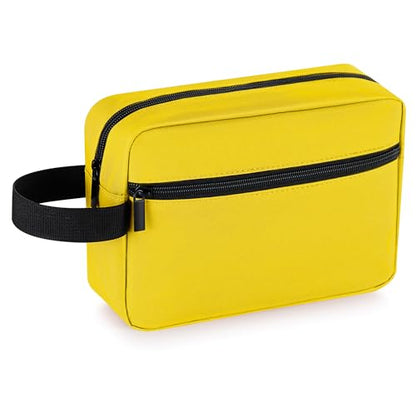 Elviros Unisex Toiletry Bag, Lightweight Travel Dopp Kit, Bright Yellow - color: Bright Yellow, size: Small