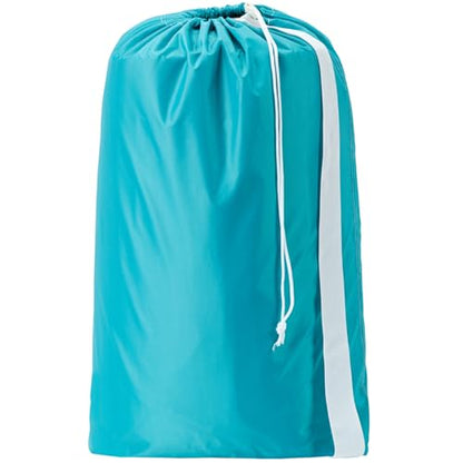 HOMEST XL Laundry Bag with Strap, Clothes Organizer for Dorm & Travel - color: (1 pack) Sky Blue