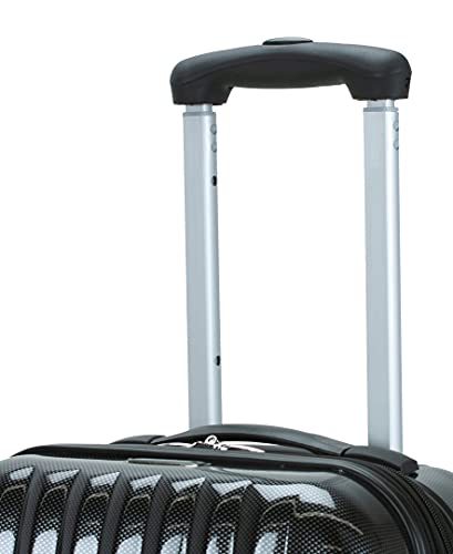 Rockland Melbourne Hardside Expandable Spinner Wheel Luggage, Carry-On 20", Carbon - color: Carbon, size: Carry-On 20"