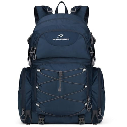 Maelstrom 40L Waterproof Hiking Backpack, Lightweight Travel Daypack - color: Blue