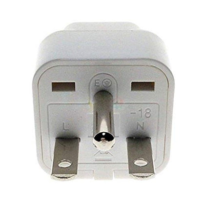 Toptekits White NEMA 6-15P Universal Plug Adapter 110-250V 15A,Universal World to North American US NEMA 6-15P Electrical Plug Adapter Converter (6-15P White) - style: 6-15P White