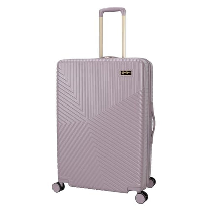 Jessica Simpson Abilene 28" Expandable 8-Wheel Spinner Large Checked Luggage Suitcase, Elderberry - color: Elderberry, size: Large Checked