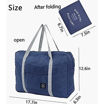 Foldable Travel Duffel Bag (2 Pack), For Spirit Airlines, Weekender Overnight Bag, Tote Carry on Luggage Sport Duffle Weekender Overnight for Women and Girls (Pink Blue) - color: 2Pack -Pink Blue