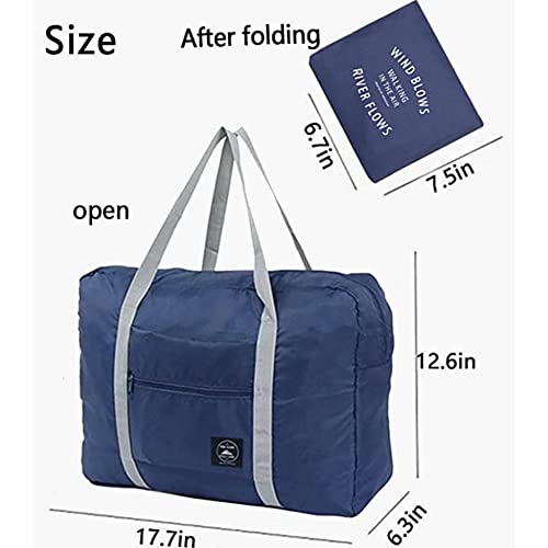 Foldable Travel Duffel Bag (2 Pack), For Spirit Airlines, Weekender Overnight Bag, Tote Carry on Luggage Sport Duffle Weekender Overnight for Women and Girls (2Pack-Red Black) - color: 2Pack-Red Black
