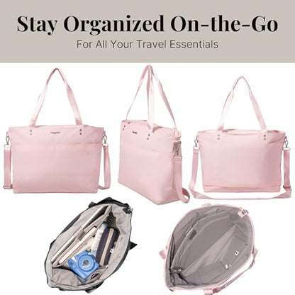 Baggallini Carryall Laptop Tote - color: Bagg Pink