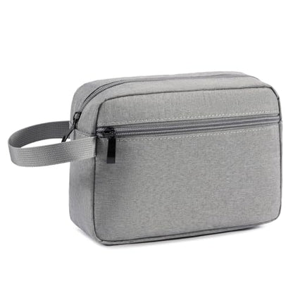 Travel Toiletry Bag for Men & Women, Hanging Cosmetic Organizer - color: Grey