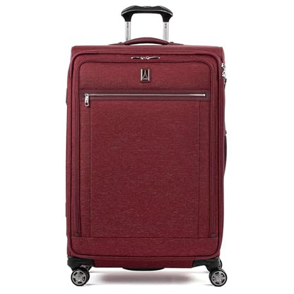Travelpro Platinum Elite Checked Luggage Spinner, Red, 29-Inch - color: Bordeaux Red, size: Checked-Large 29-Inch
