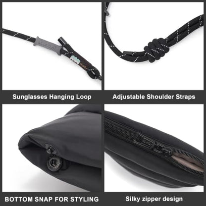 ACUARIO Crossbody Bags for Women - color: Black