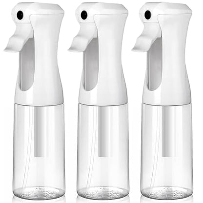 VIGOR PATH Continuous Mist Clear Spray Bottle 200ml Fine Mist Spray 3 Pack - color: 6.7oz - Pack of 3